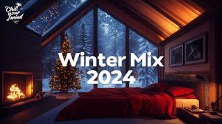 Winter Cozy Mix ️ Chill Winter Music to Calm Down  Cozy Cabin & Warm Coffee Vibes