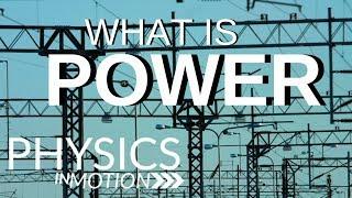 What Is Power? | Physics in Motion