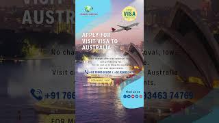 Australia visitor visa | Tourists Visa 2023 - Visa Consultants in Hyderabad  #shorts