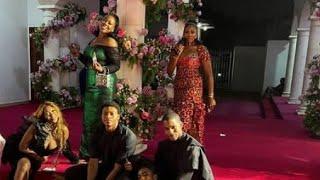 Mike Adenuga & children SHUN  second wife's 60th birthday .