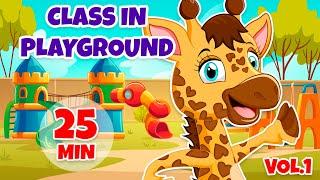 Class in the playground Vol. 1 - Giramille 25 min | Kids Song