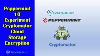 Peppermint 10 Experiment Cryptomator Cloud Store Encryption GMH 092