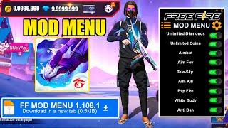 FREE FIRE MOD MENU APK 2024 v1.108.1  DIAMANTES GRATIS PARA FREE FIRE HACK GRATIS PARA FREE FIRE