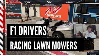 Charles Leclerc F1 Drivers Racing Lawn Mowers - Full Twitch Stream