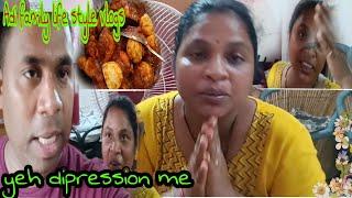 Sunday Challange II dipression and loss ₹100 II नोक झोक II चिकन कसा eating #adifamilylifestylevlog