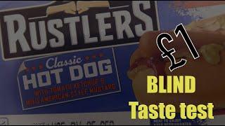 Rustlers £1 MICROWAVE hotdog -  the BLIND taste test