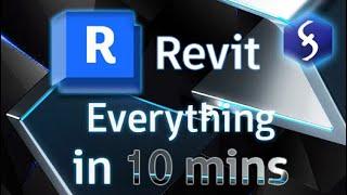 Revit - Tutorials for Beginners in 10 MINUTES !  [ COMPLETE GUIDE ]