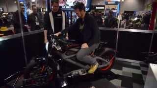 The sound of the Harley Davidson Livewire motorcycle engine