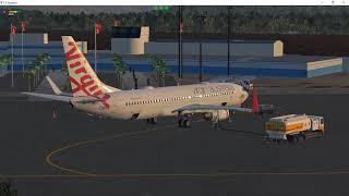 X-Plane 11.41r1  WPDL to YPDN Zibo B737-800