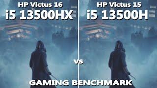 Intel i5 13500H vs i5 13500HX Gaming Test | HP Victus Gaming Benchmark | RTX 4050 |