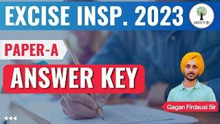 Paper A - Punjabi Grammar | Answer Key | Excise Inspector 2023 | Success Tree Punjab