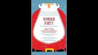 Murder Mystery Dinner Theater  for Charity