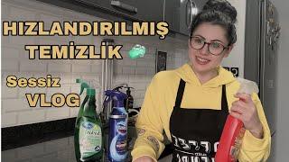 TEMİZLİK  Mutfak Temizliği | Düzenli Mutfak | Hızlandırılmış temizlik motivasyonu | Sessiz vlog