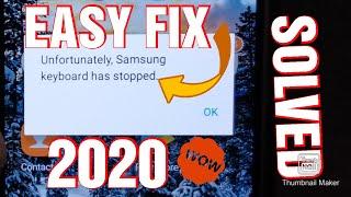 Unfortunately,  Samsung keyboard has stopped problem - Quick Fix - How to fix - Android