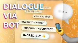Communicating via Telegram Bot — Chatbot Feedback with Dialogue in Messenger and on The Site