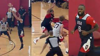 Anthony Davis block SAVES Team USA from loss vs Select Team in scrimmage before Olympics