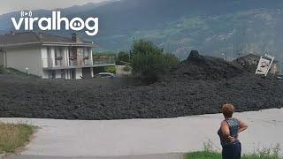 Massive Mudslide in Switzerland || ViralHog