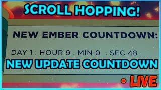 [COUNTDOWN TO UPDATE!] Shindo Life Live! | Scroll Hopping! | Roblox RellGames