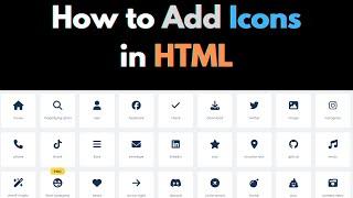 How to Add Font Awesome Icon in HTML