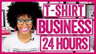 HOW TO START A T SHIRT BUSINESS IN 24 HOURS || (Christian Entrepreneur Series)