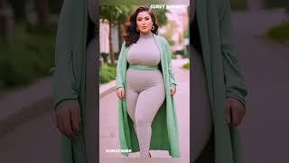 Stunning Arabic hijab Wearing Plus Size Fashion Model Instagram Star Influencer Fact Age Figure More