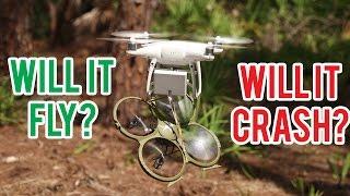 DROP TESTING A DRONE with a Phantom 4 Pro | Will it crash or fly?