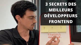 Comment fonctionne le frontend [3 secrets que mêmes les seniors ignorent]