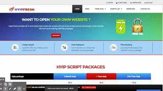 Open your own Hyip investment website with low price !