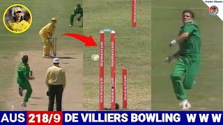 Fanie De Villiers Fantastic Death Bowling Under Pressure - Firing YORKER after YORKER  Pure Gold!