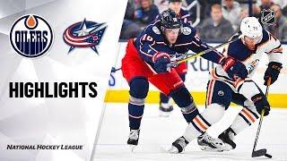 NHL Highlights | Oilers @ Blue Jackets 10/30/19