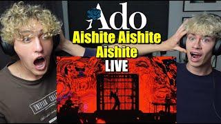 This is NOT Normal!! | First Time Watching【Live Performance】Ado - Aishite Aishite Aishite | REACTION