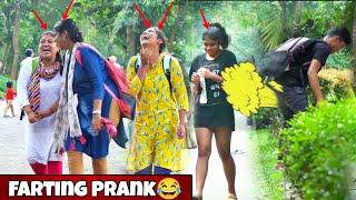 BEST FARTING PRANK ON CUTE GIRLS | FUNNY REACTION  | Mithun Chaudhary