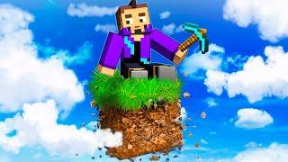 MINECRAFT pero SOBREVIVIMOS en UN SOLO BLOQUE REALISTA  HARDY y TROLERO