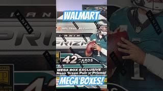 HUGE ROOKIE QB PULL!  2024 Prizm Football Walmart Mega Boxes! Green Pulsars! #nfl  #footballcards