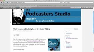 Part 1 - Using Wordpress and Feedburner to Create a Podcast Ready RSS Feed