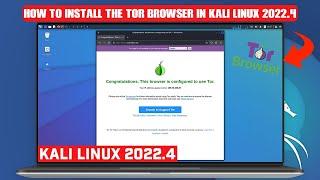 How to Install Tor Browser on Kali Linux | Kali Linux 2022.4
