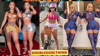 Double dose twins @curvy model twins on TikTok and instagram
