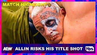 Darby Allin Risks Title Shot and Body Against Jon Moxley (Clip) | AEW Dynamite | TBS