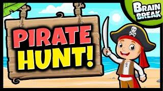 Going on a Pirate Hunt | Brain Break | Bear Hunt | Brain Breaks for Kids | Danny Go Noodle