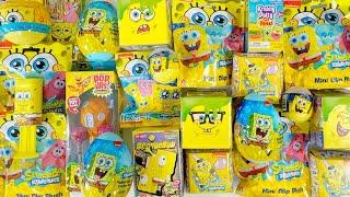 ASMR 40 Minutes SPONGEBOB SquarePants Mega Collection Mystery Unboxing Toy Surprise!! No Talking