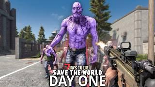 7 DAYS to SAVE THE WORLD! | 7 Days to Die Rebirth (Day One)