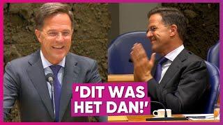 Emotioneel afscheid Mark Rutte in Tweede Kamer