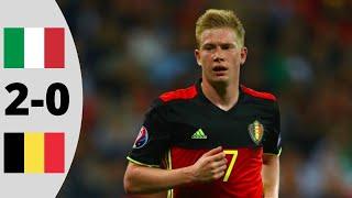 Belgium vs Italy 0-2 | Goals And Highlights | EURO 2016