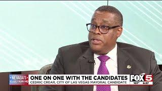 One on one with Las Vegas mayoral candidate Cedric Crear