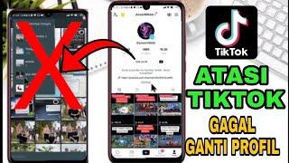 CARA MENGATASI APLIKASI TIKTOK ERROR "TIDAK BISA GANTI FOTO PROFIL"