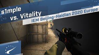 s1mple vs. Vitality - IEM Beijing-Haidian 2020 Europe