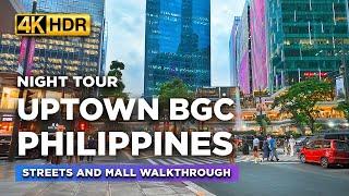 Look! Is This Really Manila? | Stunning Night Tour at UPTOWN BGC | Bonifacio Global City