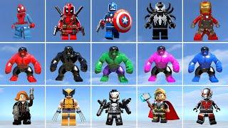 Top 5 HULK Colors Transformations in LEGO Video Game