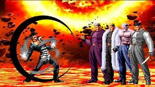 [KOF Mugen] Boss O. Iori AR vs Ryuji Yamazaki Team