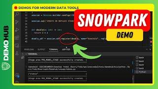 Snowpark Demo // VS Code IDE Setup - Snowflake for Python | Demohub.dev